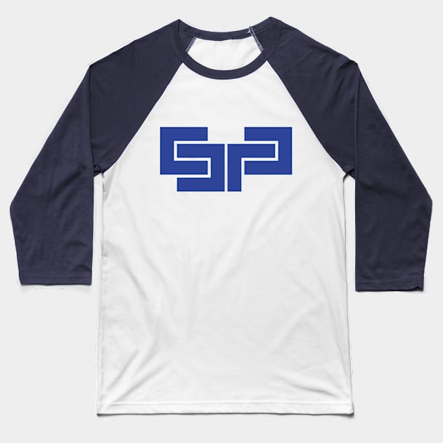 Second Player Simple Logo Baseball T-Shirt by secondplayer